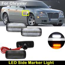 Lámpara LED de señalización lateral para coche, luz de señal de giro con lente clara o ahumada para Chrysler 200, 300, Sebring Town Country 2024 - compra barato