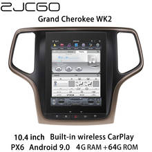 ZJCGO Car Multimedia Player Stereo GPS Radio Navigation NAVI Android 10.4 Inch Screen for Jeep Grand Cherokee WK2 2011~2020 2024 - buy cheap