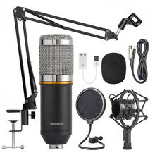 Bm800 microfone condensador 3.5mm com fio Bm-800 karaoke bm800 gravação microfone para computador karaoke ktv 2024 - compre barato
