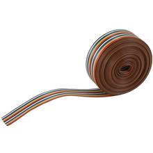 5 m 1.27mm 20 p dupont cabo arco-íris linha plana suporte fio soldado cabo conector 2024 - compre barato