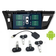 USB Android TPMS Car Tire Pressure Monitoring System Display 4 Internal external Sensors Android Navigation Tyre Pressure Alarm 2024 - buy cheap