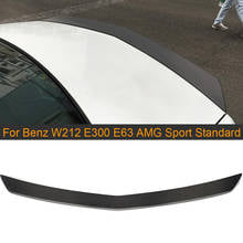 E Class Carbon Fiber Rear Trunk Wing Spoiler for Mercedes Benz W212 E300 E400 E500 E63 AMG Sport Standard Sedan 4D 10-15 Wing 2024 - buy cheap