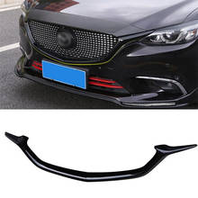 CEYUSOT For NEW Mazda 6 Car Grille Trim Strip 2016 17 18 ABS Material Black FRONT Bumper Full Grills Cover Trim MAZDA6 M6 Wagon 2024 - buy cheap