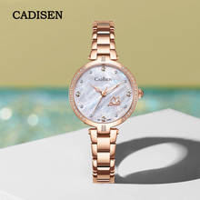 2020 CADISEN 18K GOLD watch luxury brand ladies diamond watch Japen quartz sapphire star design Starry Sky watch ladies gift 2024 - buy cheap