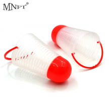 MNFT 2Pcs Carp Trap Basket Feeder Holder Conical Plastic Bait Cage Bait Cage Fishing Accessories Tackle 2024 - buy cheap