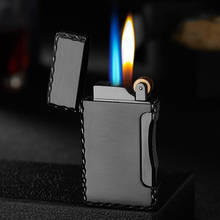 Two Flames Metal Lighter Torch Turbo Lighter gas Lighter Cigar Cigarette Lighters Smoking Accessories Gadgets For Men 2024 - buy cheap