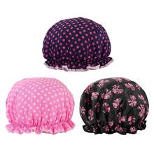 Bathroom Products Shower Caps waterproof adult kitchen hat dust-proof smoke-proof hood set shampoo shower cap thick cute JUL18 2024 - buy cheap