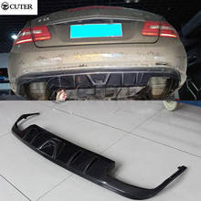 W207 E350 E260 Coupe Carbon fiber rear lip Back Bumper Spoiler Diffuser for Mercedes Benz W207 C207 body kit 10-15 2024 - buy cheap