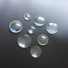 Lente de vidrio óptico doble convexo, 30mm, 40mm, 50mm, 50mm, 75mm, 100mm, 150mm, proyector óptico DIY, 1 ud. 2024 - compra barato