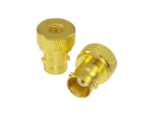 10pcs SMA male plug to BNC female jack RF Adapter Gold 2024 - buy cheap