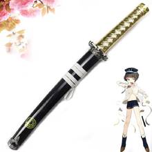 Touken ranbu on-line faca de madeira espada arma hirano toushirou cosplay samurai espada katana ninja espada prop brinquedos adolescentes 2024 - compre barato