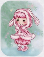 Gold Collection Counted Cross Stitch Kit Cross stitch RS cotton with cross stitch Pink Rabbit Elf 2024 - buy cheap