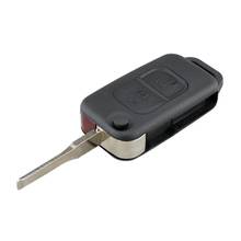Flip Folding car Shell Remote Key Fob Case 2 Button For Mercedes For Benz SLK E113 A C E S W168 W202 W203 2024 - buy cheap