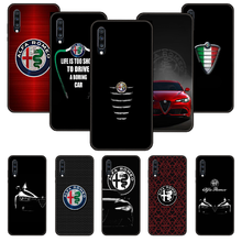 Capa de celular preta tpu, compatível com samsung galaxy a 50, 51, 71, 70, 7, 5, 10, 20, 30, 40, 41, 21 s e, alfa romeo, giulietta 2024 - compre barato