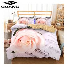 Комплект постельного белья GOANG, с рисунком в виде роз, 240/220 2024 - купить недорого
