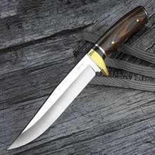 Full Tang Fixed Blade Knife Wild Hunting Combat Retired Straight Knife Outdoor Survival Multi-function Knives with Knife Sheath 2024 - buy cheap