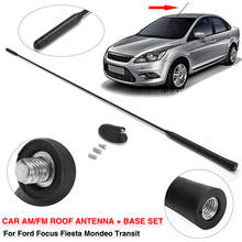 Car AM/FM Roof Antenna with Base Set Car Roof Mast Whip Stereo Radio Antenna For Ford Focus Fiesta Mondeo Transit 1999-2007 2024 - buy cheap