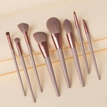 8pcs  Makeup Brushes Set for Cosmetic Foundation Powder Blush Eyeshadow Kabuki Blending Make Up Brush Beauty Tool 2024 - buy cheap