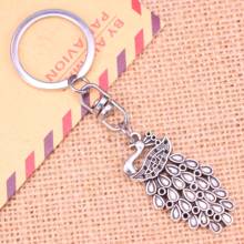 New Fashion Keychain 44*22 mm bird peacock phoenix Pendants DIY Men Jewelry Car Key Chain Ring Holder Souvenir For Gift 2024 - buy cheap