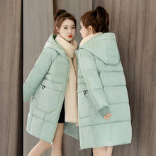 New Winter Women Parkas 2022 Fashion Down Cotton Hooded Jacket Warm Thicken Long Coat Loose Windproof Rainproof Ladies Outerwear 2024 - buy cheap