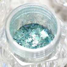 Glitter japonês para unhas 0.3g/garrafa, pó de brocado, cristal gelo edelweiss, alto brilho, arte em unhas, glitter, pó polarizado tr #36 2024 - compre barato