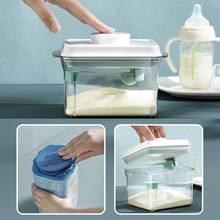 1L Plastic Airtight Transparent Food Storage Can Moisture-proof Grain Milk Powder Jar Container Home Kitchen Organizer 2024 - buy cheap