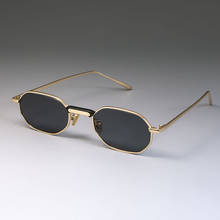 49011 маленькая рамка паровой панк Солнцезащитные очки металлические мужские и женские Ретро Модные Оттенки UV400 Винтажные Очки 2024 - купить недорого