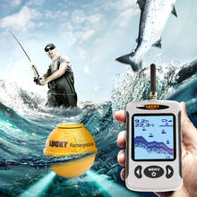 LUCKY-Sonar inalámbrico portátil profesional, Detector de sonda de pesca con matriz de puntos, herramienta de pesca 2024 - compra barato