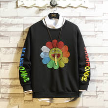 Осень весна 2020 толстовка мужская хип хоп Панк пуловер Уличная Повседневная модная одежда плюс Азиатский размер M-5XL 2024 - купить недорого