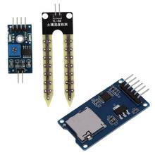 Higrómetro de suelo, módulo de detección de humedad, Sensor de prueba de humedad para lector Arduino PI & SPI, Mini tarjeta de memoria SD, tarjeta de memoria TF 2024 - compra barato