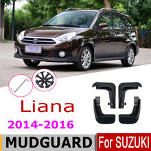 Mud Flaps For Suzuki Liana A6 2014-2016 Mudguards Fender Mud Flap Splash Guard Fender Front Rear 4 Pcs Car Accessories 2015 2024 - buy cheap