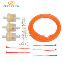 Colorful 4mm Fuel Pipe Hose with  Filter Clamps Spring Clips for Motorcycle Universal D 2024 - buy cheap