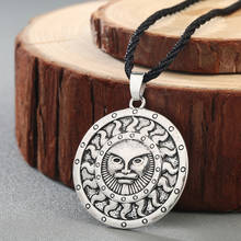 Talisman símbolo do deus yarila primavera, colar amuleto eslavo, pingente pagão vintage viking, joias acessórios talisman 2024 - compre barato
