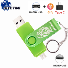 Biyetimi USB Flash Drive 64gb pendrive 32g 16gb Double Use Android OTG 2.0 Micro USB memory Stick for Phone and pc 2024 - buy cheap