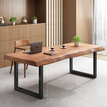 Стол компьютерный из массива дерева, офисный стол для письма, стол для каллиграфии и стул, большой стол для дома и учебы 2024 - купить недорого