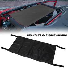 Parasol para techo de coche, hamaca apta para Jeep Wrangler 1985-2020 LJ YJ TJ JK JKU JL JLU 2024 - compra barato