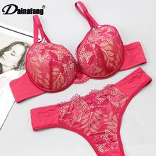 DaiNaFang Brand 2021 New BCDE Cup Bra Sets For Women Sexy Bow Underwear Bra & Brief Panty Fashion Ladies Female Lingerie 2024 - buy cheap