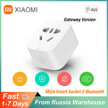 Xiaomi Mijia Smart Socket Bluetooth Gateway Version 2 way USB Power output Plug timing APP Remote Control Work with Mi home APP 2024 - buy cheap