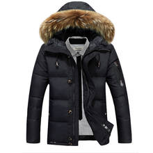 -30 graus parca masculina de inverno, jaqueta grossa quente parca de neve para homens, corta-vento, casaco com capuz 2024 - compre barato