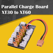 1s-3s xt30 plugue de bateria lipo, placa de carregamento paralela com 6 peças xt30 para xt60 rc peças de carga de equilíbrio de bateria 2024 - compre barato
