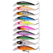 Necessary Bait for Fishing 1Pcs Laser Minnow Fishing Lure 11Cm13G Pesca Hooks Fish Wobbler Tackle Crankbait Artificial Hard Bait 2024 - buy cheap