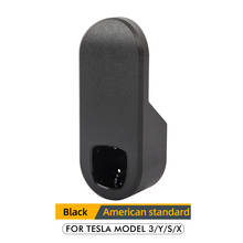 Organizador de cabos automotivos versão eua, para tesla model 3 s x y 2004-2012, acessórios de montagem na parede, conector de suporte para carregador 2024 - compre barato