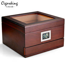 Kit Vintage de lujo para cigarros, caja de madera grande para fumar, accesorios para humidificador, humidificador de viaje EA60XJ 2024 - compra barato