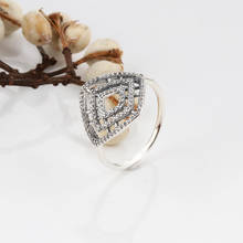 Женское кольцо из серебра 925 пробы, в европейском и американском стиле 2024 - купить недорого