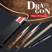 Original O'MIN DRAGON Billiard 3/4 Snooker Cue Tabby maple Butt 9.5mm Tip professional Ash shaft Black 8  Case with Extension 2024 - buy cheap