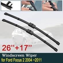 Para ford focus 2 mk2 mk2.5 2004 ~ 2011 pára brisas limpadores de pára-brisas acessórios do carro lâmina de limpador adesivos 2005 2006 20007 2008 2024 - compre barato