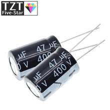 TZT 10pcs 400V 47UF electrolytic capacitor 47UF 400V 105C 16x25mm 2024 - buy cheap