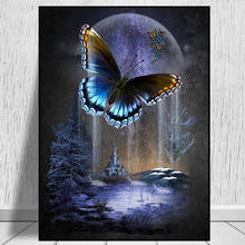 5D Diamond Painting Animal Butterfly Full Square Drill Diamond Mosaic Embroidery Cross Stitch Kit Rhinestone Pictures Home Decor 2024 - buy cheap