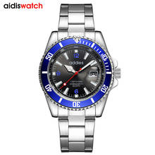 ADDIES Top Brand Man Watch Water Resistant Sports Clock Business Date Stainless Steel Quartz Wrist Watch Relogio Masculino 2024 - buy cheap