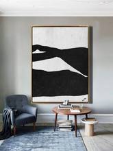 Landscape Painting Abstract Mountains Canvas Art Oil Painting Abstract Landscape Art Heavy Textured Painting Large Wall Art 2024 - buy cheap